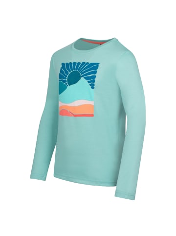 Trollkids Langarm-Shirt Falketind (GOTS) in aqua haze
