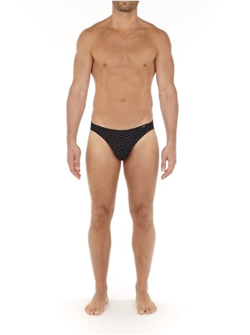 HOM Comfort Micro Briefs Max in black print