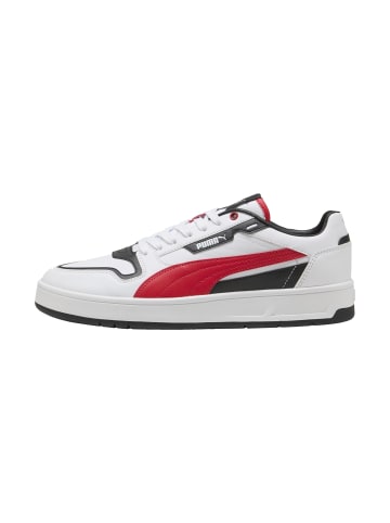 Puma Schnür-Sneaker „Court Classic Street“ Puma Weiß Rot Puma Schwarz