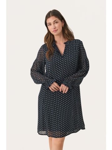 PART TWO Kleid BotellaPW Lockere Passform in Dark Navy Dot