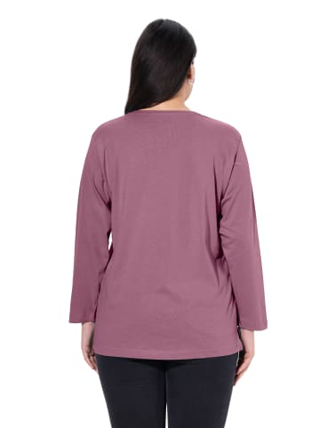 Ulla Popken Shirt in dunkle rose