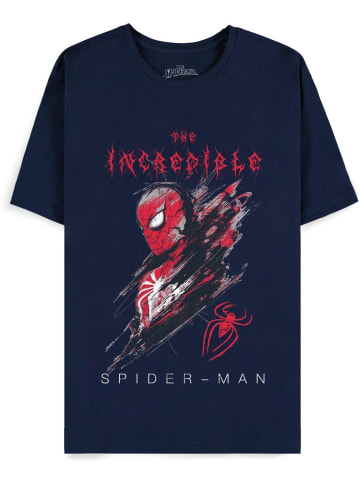 Spiderman T-Shirt "Spider-Man - The Incredible Men's Short Sleeved T-shirt" in Blau