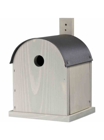 Siena Garden Nistkasten Enno anth Dach rund, 32 mm in Grau in Grau
