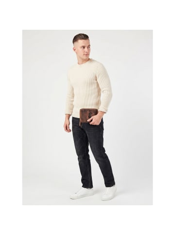 Greenburry Hecht Geldbörse Leder 10 cm brown 2
