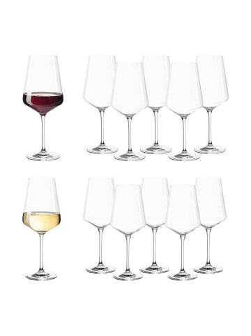 LEONARDO 12er Set Wein- und Sektgläser Puccini in in transparent