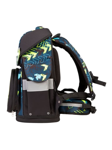 SCHOOL-MOOD Timeless Pro Schulranzen-Set 7-teilig in Rennwagen