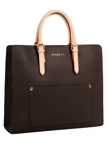 Bugatti Handtasche ELLA Kunstfaser in braun
