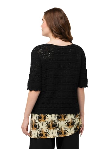 Ulla Popken Pullover in schwarz