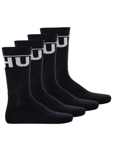 HUGO Socken 4er Pack in Schwarz