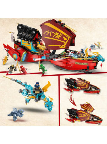 LEGO Bausteine Ninjago 71797 Ninja-Flugsegler im Wettlauf mit der Zeit - ab 9 Jahre