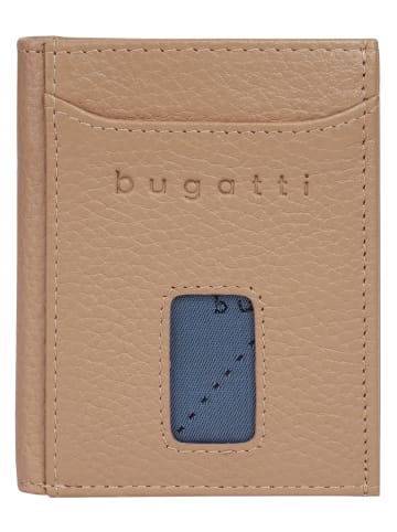 Bugatti Geldbörse SECURE SLIM echt Leder in beige