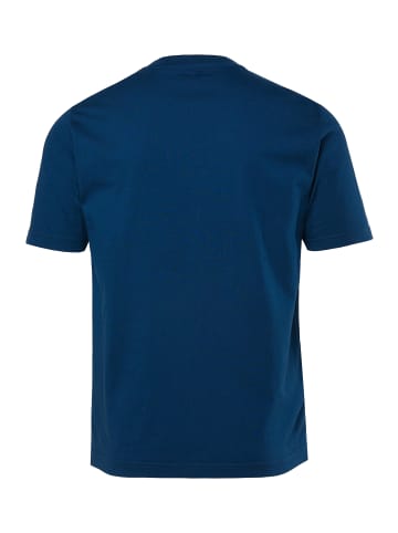 Men Plus Kurzarm T-Shirt in blau