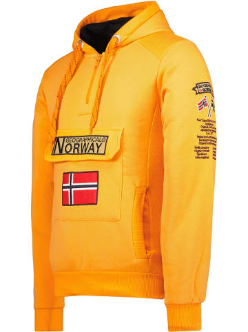 Geographical Norway Hoodie "Gymclass Db Men 100" in Orange