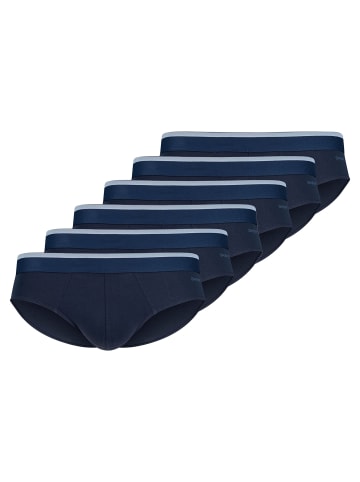 Skiny Slip 6er Pack in Blau