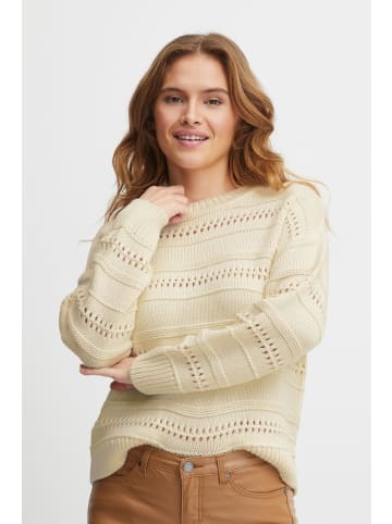 b.young Strickpullover BYOTINKA POINTELLE JUMPER - 20812757  Strickpullover mit Strukturmuster in Beige