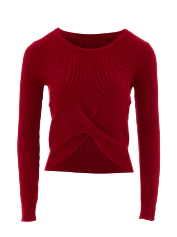 NALLY Damen Strickpullover in Weinrot