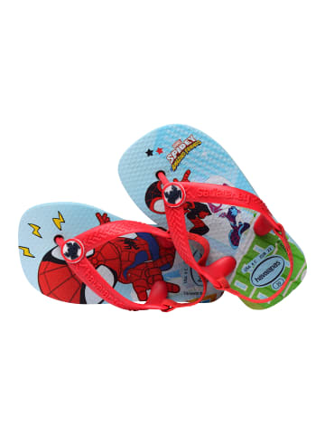 Havaianas Baby Marvel Kinder-Flip-Flops mit Gummizug Blau