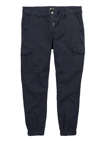 Men Plus Cargohose lang in navy blau
