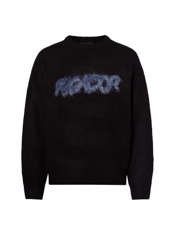 PEGADOR Strickpullover Tripole in schwarz lila - 0001