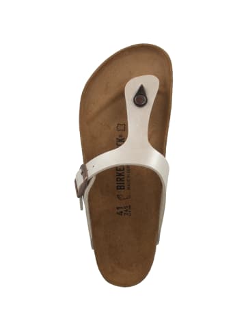 Birkenstock Zehensandale Gizeh Birko-Flor normal in creme