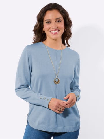WITT WEIDEN Langarm-Pullover in eisblau