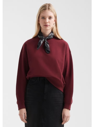 QS Sweatshirt in 3900_bordeaux