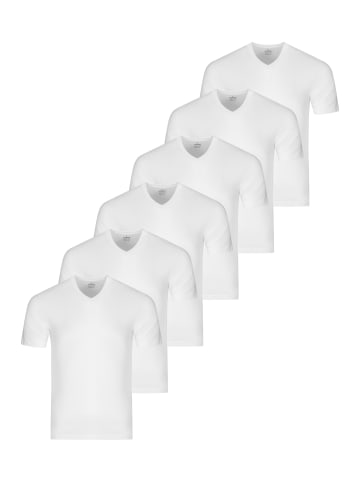 Ragman Unterhemd / Shirt Kurzarm Basic in Weiß