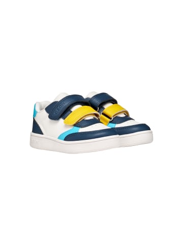 Geox Kinder-Sneaker mit Klettverschluss, Modell „Eclyper A Synt Lea“ (Größe B) Blau