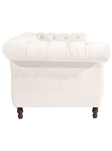 58 aufm Kessel CHESTERFIELD Sofa 2-Sitzer Kaylin Samtvelours creme