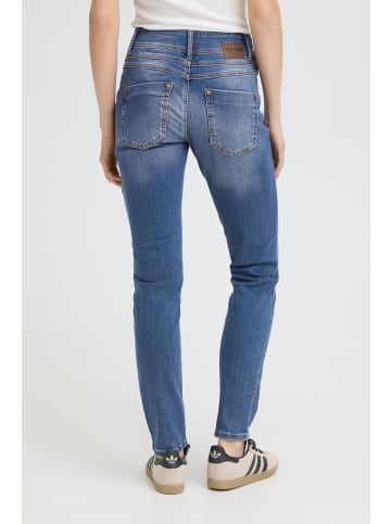 Pulz Jeans PZSUZY Regular fit in Medium Blue Denim
