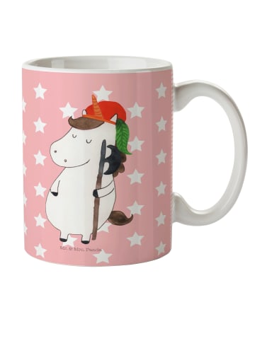 Mr. & Mrs. Panda Pott Einhorn  ohne Spruch in Rot Pastell