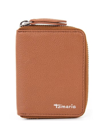 Tamaris Amanda Geldbörse Leder 8,5 cm in cognac