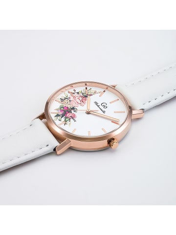 Girl Only Analog-Armbanduhr Girl Only GO in weiß mittel (ca. 34mm)