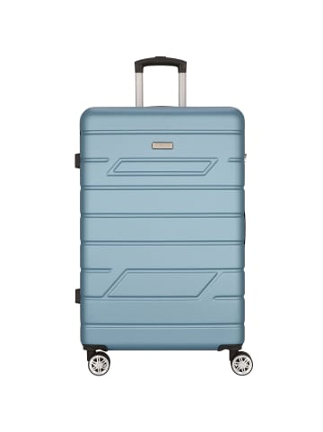Nowi Bergamo 4 Rollen Trolley 75 cm türkis