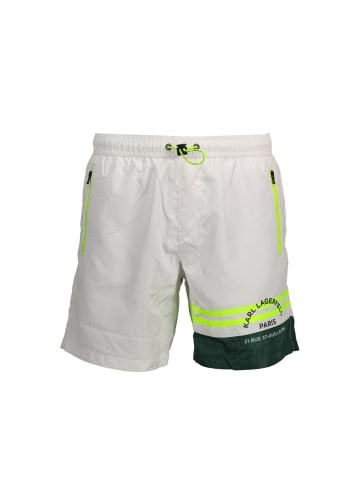Karl Lagerfeld Weiß Polyester Herren Bade Boxershorts