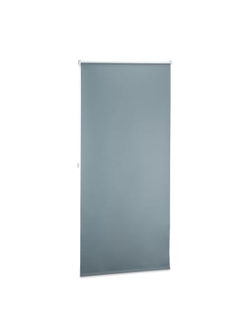 relaxdays Verdunkelungsrollo in Grau - (B)90 x (H)210cm