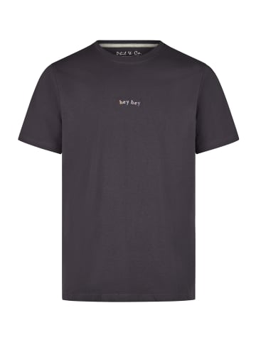 Phil & Co. Berlin  Pyjama Shorty in anthrazit-mittelblau