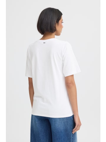 Pulz Kurzarm-Bluse PZBETHANY Regular fit in Bright White