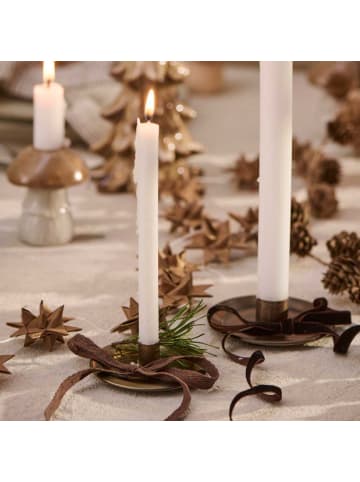 IB Laursen Kerzenhalter RUND für 1 DÜNNE Kerze 7x2 cm