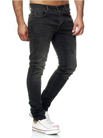 Tazzio Jeans "19534" - Skinny Fit - in Anthrazit