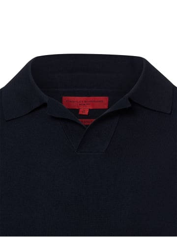 Finshley & Harding Strickpullover in marine - 0002