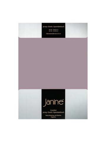 Janine Spannbettlaken Jersey Elastic in holunder