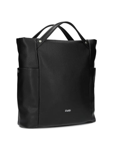 Zwei Pia PI120 - Umhängetasche 12" 36 cm (black) in schwarz