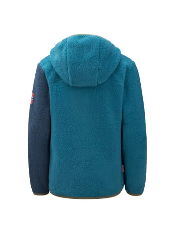 Trollkids Fleecejacke Aurlandsfjord in dark marine