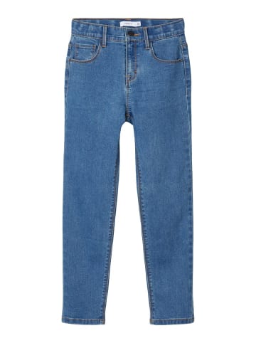 name it Mädchen Jeanshose in Mom Fit in Blau