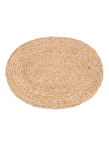 House Nordic Tischset BOMBAY Jute Oval 45x35 cm 4 Stück