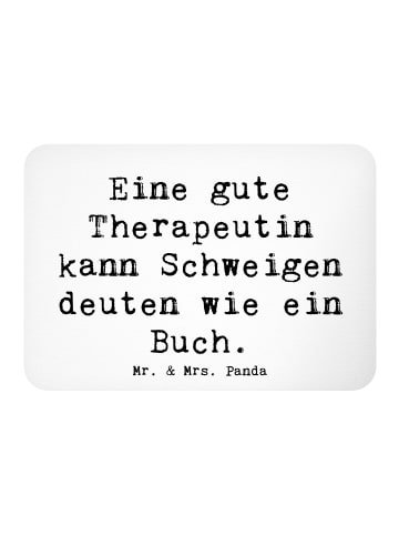 Mr. & Mrs. Panda Kühlschrankmagnet Spruch Therapeutin Weisheit m... in Weiß