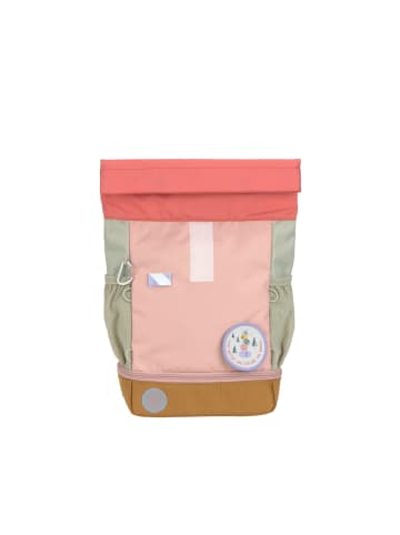 Lässig Lässig Kinderrucksack - Mini Rolltop Backpack Sunny Explorer, Rosa Pink
