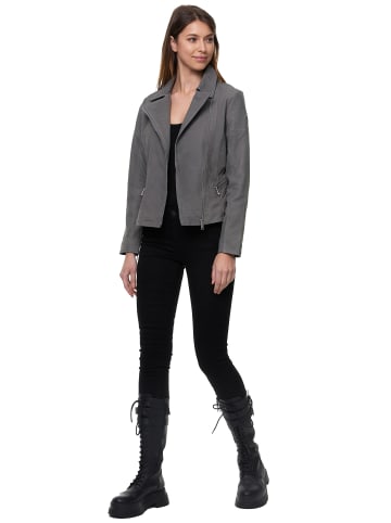 Tazzio Lederjacke "F500" - in Grau