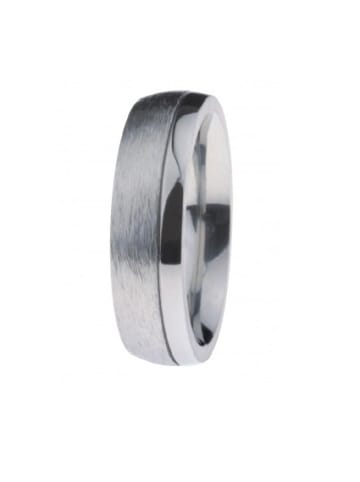 Ernstes Design Ring für Erwachsene in silber